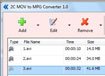 2C MOV to MPG Converter