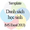 Danh sách học sinh