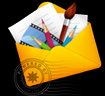 December mail Stationery for Mac