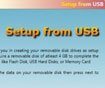 Setup from USB